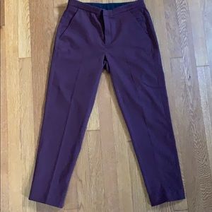 Lululemon &go City Trek Trouser 6 dark red/ maroon